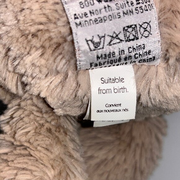 Jellycat Bashful Bunny Gray Fur Plush White Tail Fresh and Clean 11" Tall - Picture 10 of 13